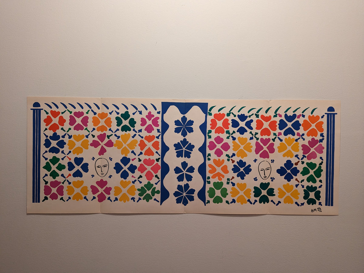 アンリマティス【Large Decoration with Masks】 Large Decoration with Masks