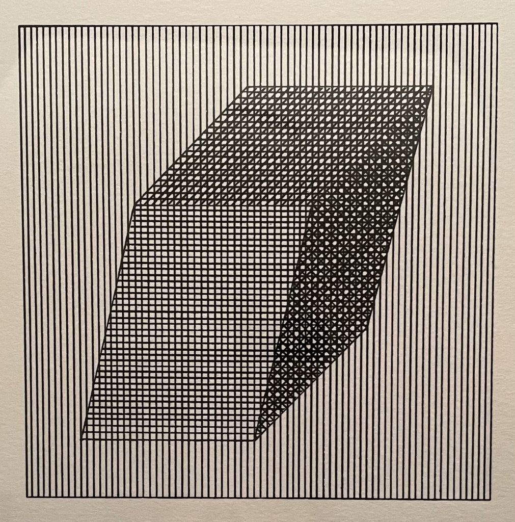 "Plate #24 - Twelve Forms Derived from a Cube" - Sol Lewitt