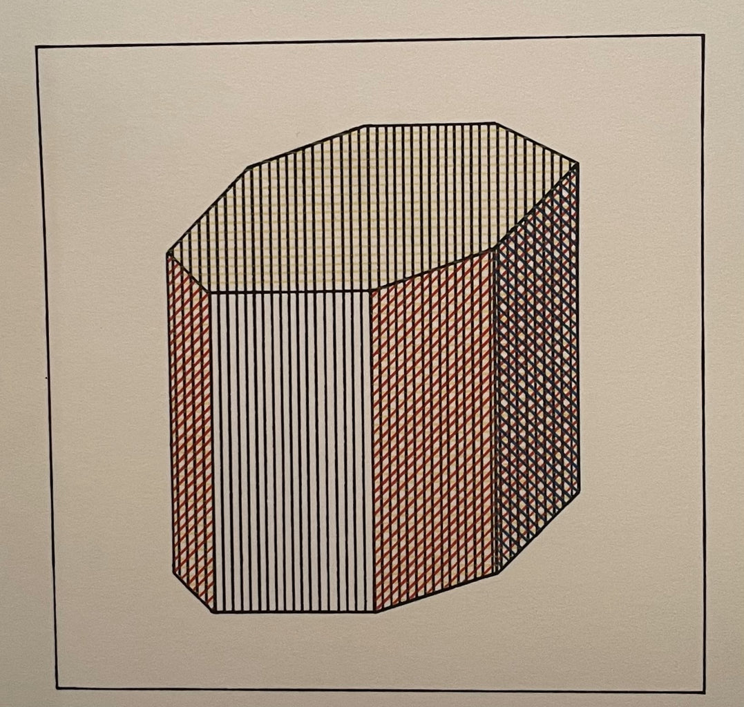 "Plate #11 - Twelve Forms Derived from a Cube" - Sol Lewitt