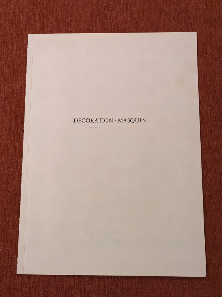 "Décorations - Masques"  - Henri Matisse