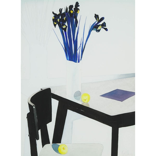 "Still Life with Lemons and Irises"  - Brian Kelley