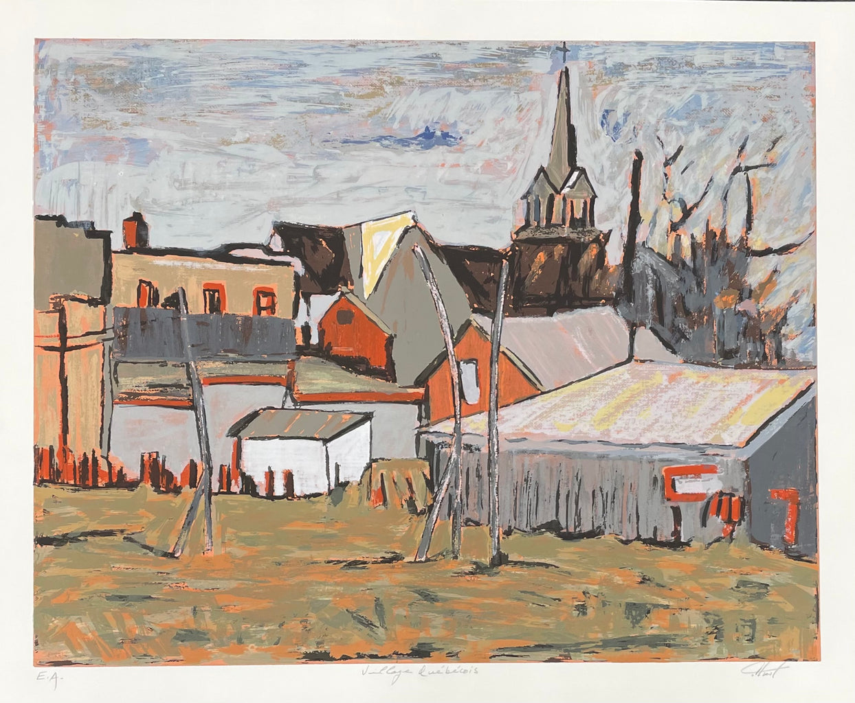 "Village Québécois"  - Pierre Huot